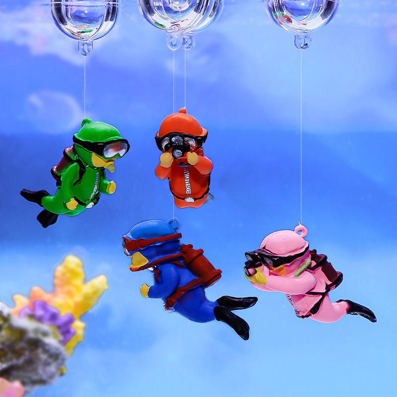 Aquarium Fish Games - Balık Tankı Dalgıç Süsleri Peyzaj Dekorasyon