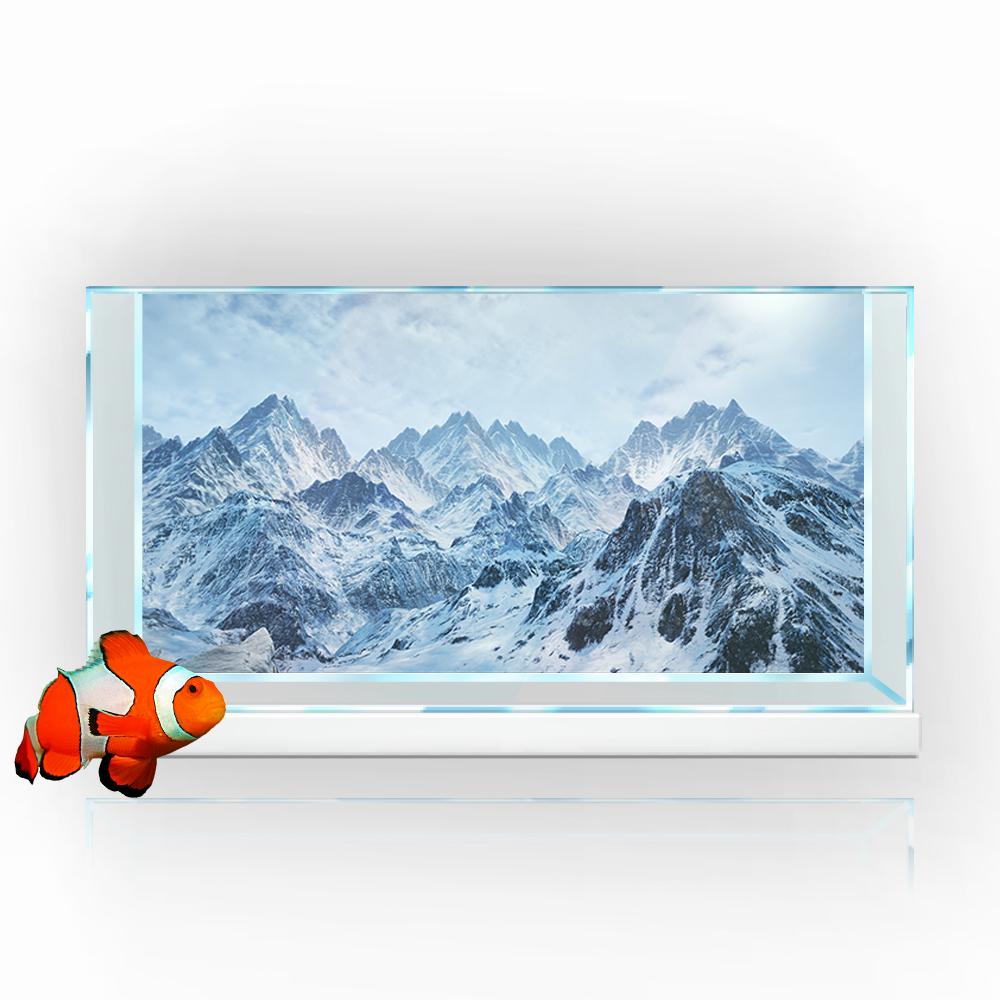 Aquarium Fish Wallpaper Hd - Akvaryum arka plan Sticker, soğuk kar