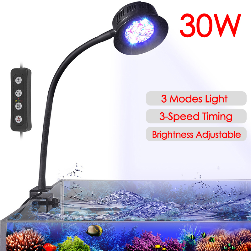Aquarium Fish Light Lamp - 30W Akvaryum Balık Tankı Deniz Suyu