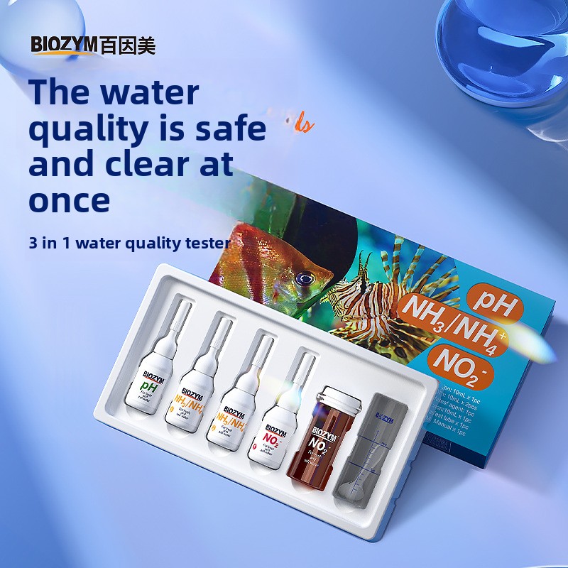 Aquarium Fish Freshwater - BIOZYM Akvaryum Test Kiti-Nitrit/PH/Ammonia Tatlı Su