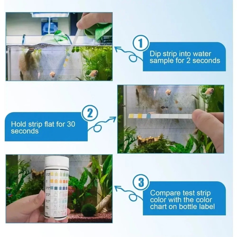 Akvaryum Test Şeridi Tatlı Su  - Aquarium Fish Freshwater incelemesi ve fiyatı