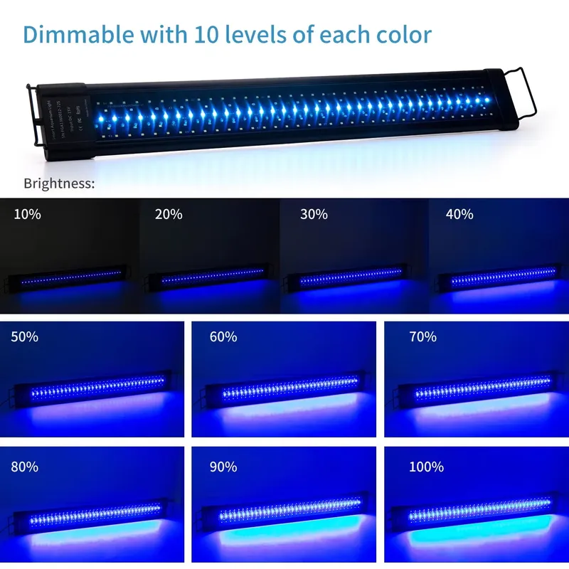 75cm Akvaryumlar İçin LED Prog - Aquarium Fish Light Lamp incelemesi ve fiyatı