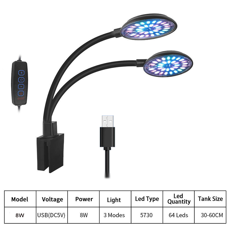 USB Akvaryum LED Işık Balık Ta - Aquarium Fish Light Lamp incelemesi ve fiyatı