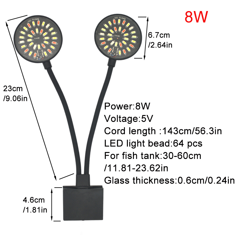 USB Akvaryum LED Işık Balık Ta - Aquarium Fish Light Lamp incelemesi ve fiyatı